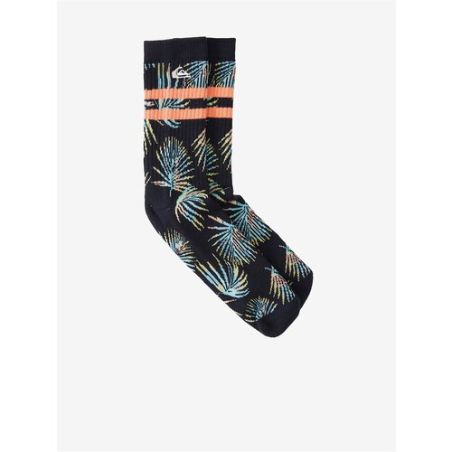 Quiksilver Set of two pairs of patterned socks in black and blue Quiksil - Men Slike