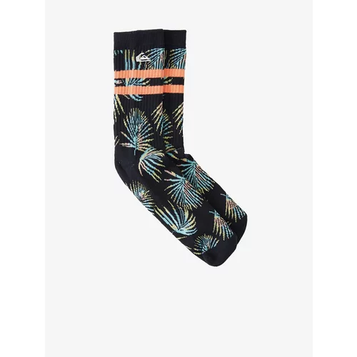 Quiksilver Set of two pairs of patterned socks in black and blue Quiksil - Men