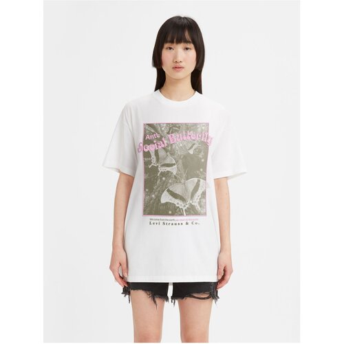 Levi's Levi's White Women's Oversize T-Shirt Levi's® Antisocial - Women Slike