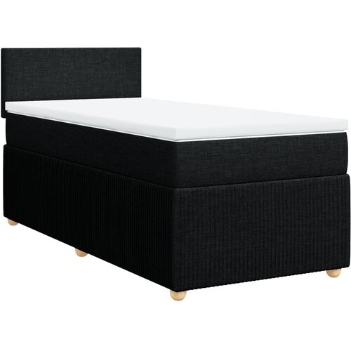 Maison Chic Box spring postelja - Vzmetna postelja z vzmetnico črna 100x200 cm blago SL17572, (21883106) Cene