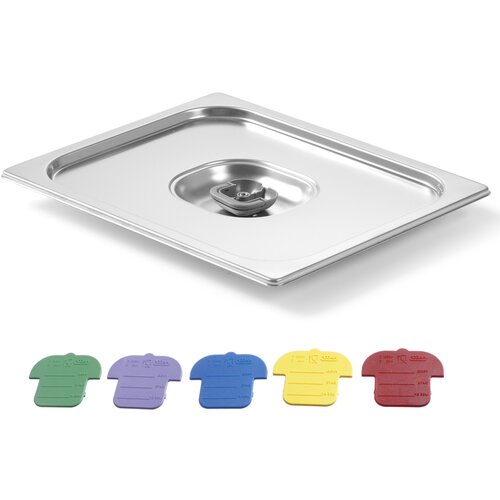 Hendi Pokrov za GN posodo z barvnimi sponkami Haccp GN1/4 265x162mm nerjaveče jeklo - 805244, (21397735) Cene