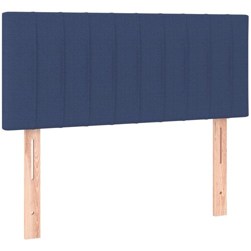 Maison Chic posteljno vzglavje - vzglavna omarica - nočna omarica modro 90x5x78/88 cm blago, (21705286) Slike