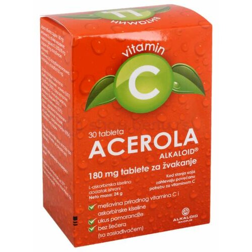Acerola 180 mg 30 tableta Cene