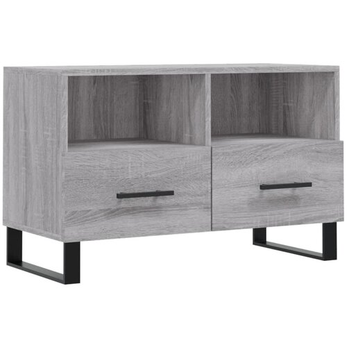 Maison Chic TV omarica - TV enota - Televizijska omarica siva sonoma 80x36x50 cm inženirski les, (21698761) Cene