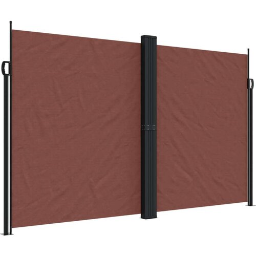 VidaXL Bočna tenda na uvlačenje smeđa 200 x 600 cm Slike