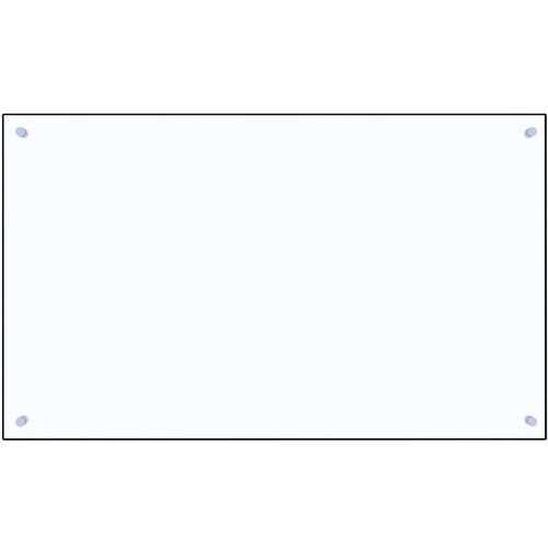 VidaXL kuhinjska za&amp;scaron;tita od prskanja prozirna 100x60 cm kaljeno staklo Slike