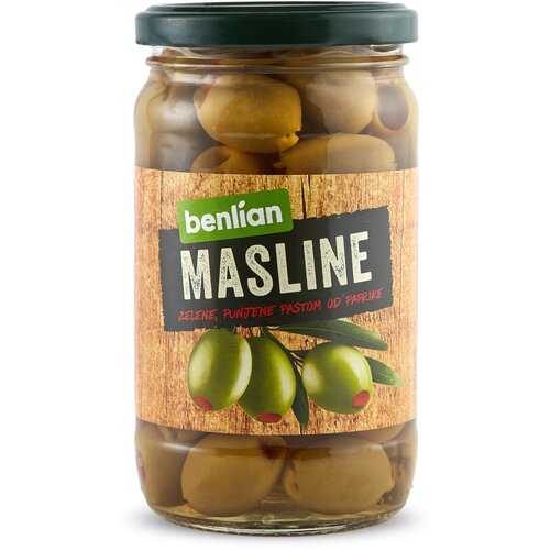 Benlian Foods Zelene sa paprikom u tegli, 360g Slike