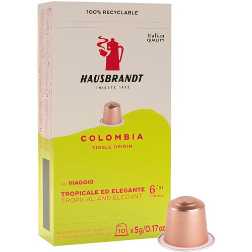 Hausbrandt Colombia 10/1 | &amp;quot;Nespresso&amp;reg;&amp;quot; Kompatibilne Kapsule Slike
