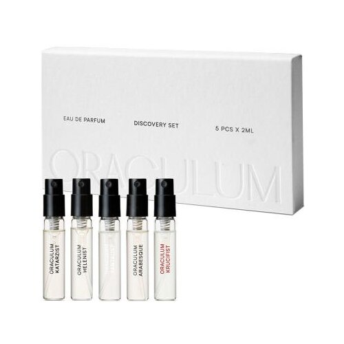 Oraculum Discovery Set set: EDP KATARZIST 2 ml + EDP HELENIST 2 ml + EDP SANTALIST 2 ml + EDP ARABESQUE 2 ml + EDP KRUCIFIST 2 ml unisex Cijene