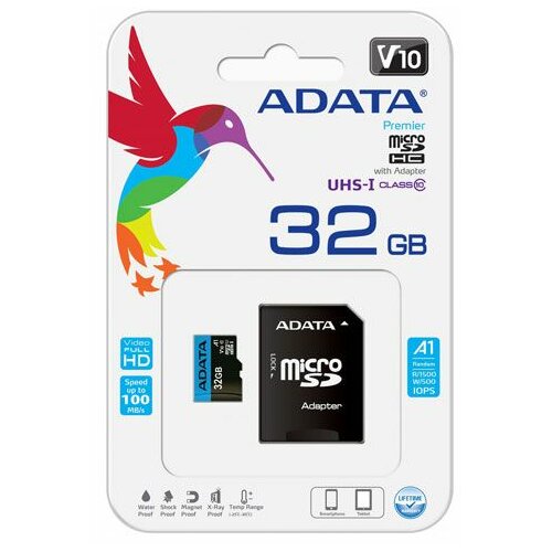 Adata Micro SD memoriјska kartica HC KLASA 10 UHC +1AD 32GB Cene