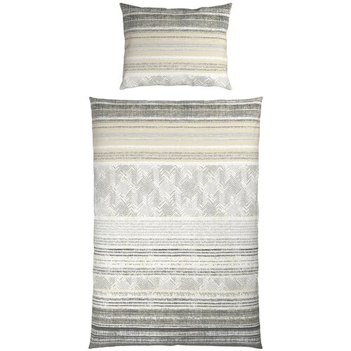 Esposa POSTELJNINA 140/200 cm flanela rjavosiva Slike