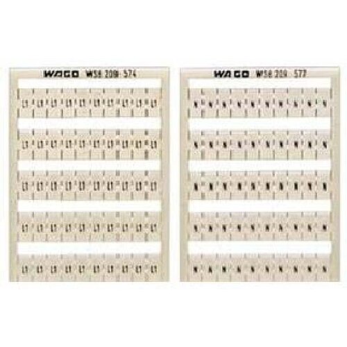 Wago 5 kosov. GmbH &amp;amp; Co. KG Sistem za označevanje WSB 209-578, (20892007) Slike