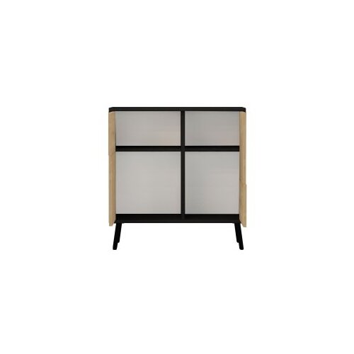 Hanah home vi&amp;scaron;enamenski ormar darien black wood sapphire oak Slike