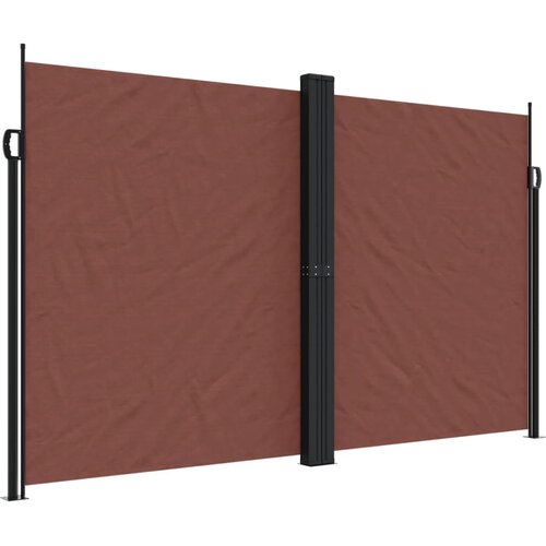  Bočna tenda na uvlačenje smeđa 200 x 1200 cm Slike