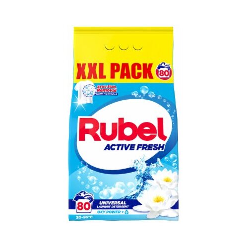 Rubel DETERDŽENT ZA VE&Scaron; ACTIVE FRESH 80PR 6KG Cene
