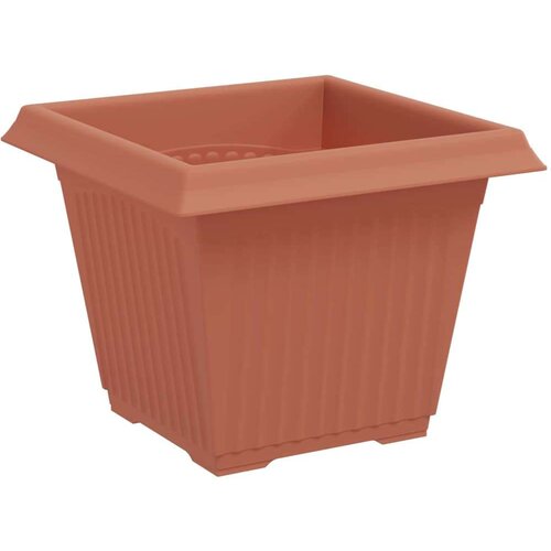  Kvadratna saksija za cvijeće 24 pcs Crvena cigla Slike