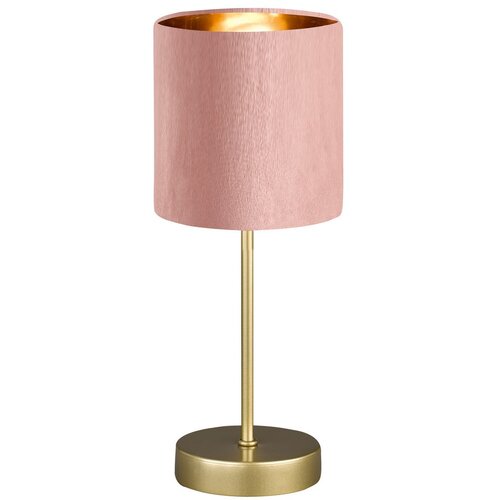 Fischer &amp;amp; Honsel Ružičasta/u zlatnoj boji metalna stolna lampa s tekstilnim sjenilom (visina 34 cm) Aura &amp;ndash; Slike