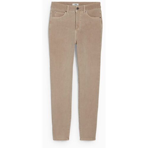CA Ženske pantalone, Visok Struk, Skinny Fit, Bež Slike