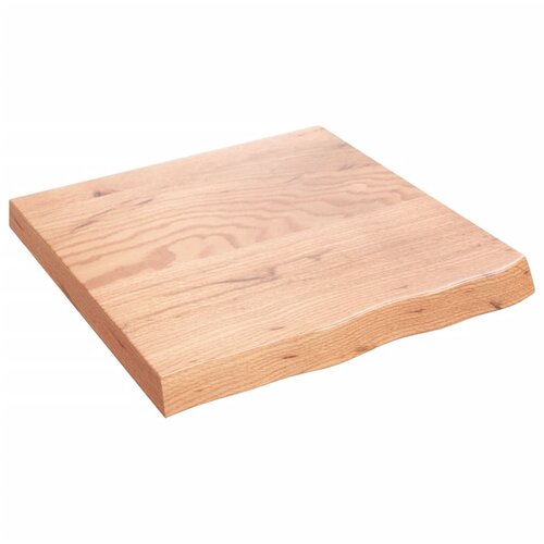 vidaXL Zidna polica svjetlosmeđa 60x60x(2-6) cm obrađena hrastovina Cijene