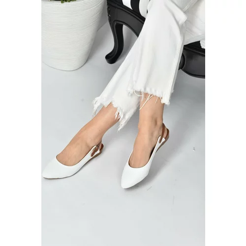 Fox Shoes Women's White Flats