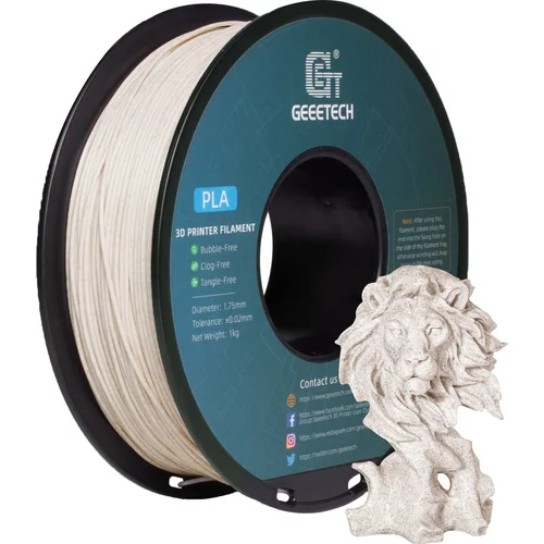 GEEETECH PLA like Marble Brown - 1,75 mm / 1000 g