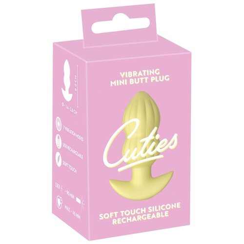 You2Toys Vibrirajuća analna kupa Cuties, Žuti Slike