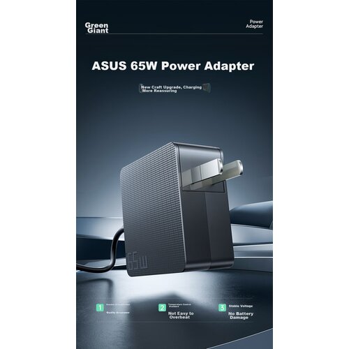  Llano Punjač za laptop ASUS, 19V, 3.42A, 65W Slike