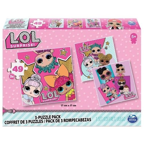 Lol Spin Master L.O.L. Presenečenje!: Glitterati - paket 3 sestavljank (49 kosov x3) (20114662), (21382053) Slike