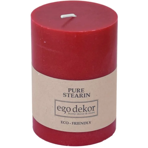 Eco candles by Ego dekor crvena svijeća Friendly, vrijeme gorenja 37 h