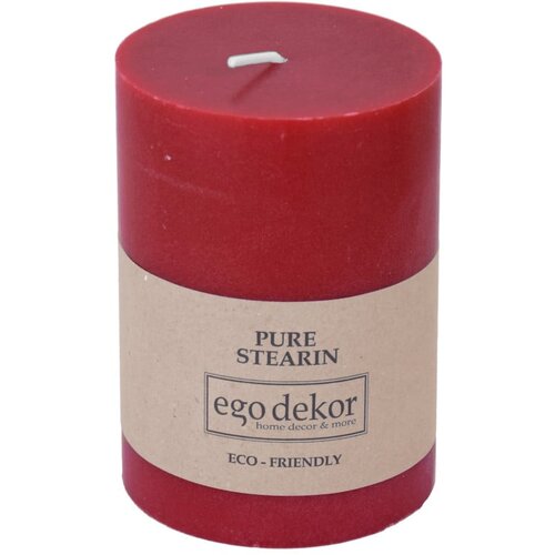 Eco candles by Ego dekor Rdeča sveča Friendly, čas gorenja 37 h Cene