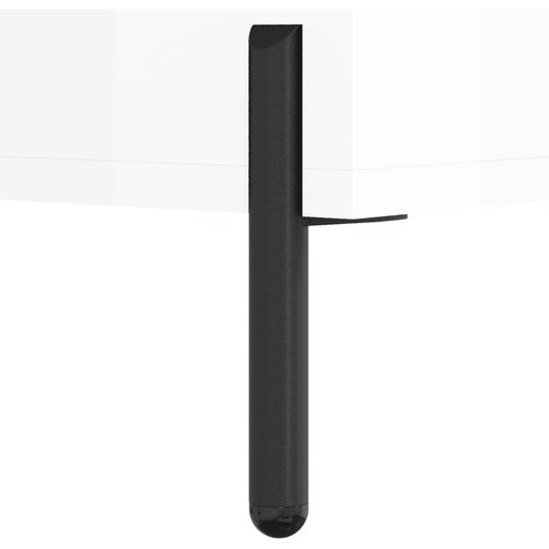  s policama sjajni bijeli 69,5 x 32,5 x 90 cm drveni Slike