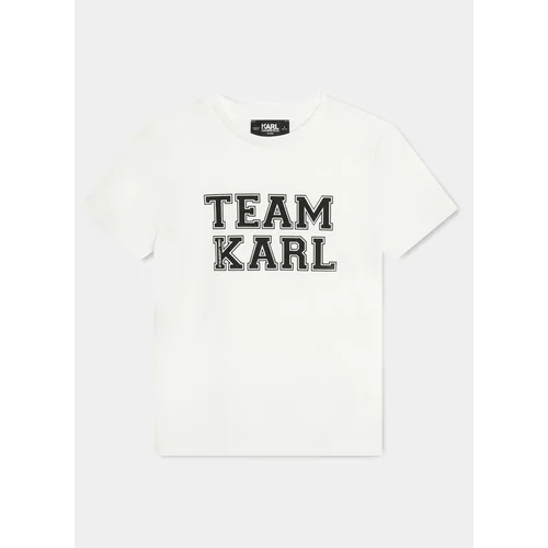 Karl Lagerfeld Kids Majica Z30049 S Bela Regular Fit
