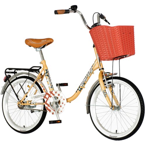 Visitor Bicikl city lowland 20" 15" v-brake kontra favorit 142-165cm (s) žuti Cene