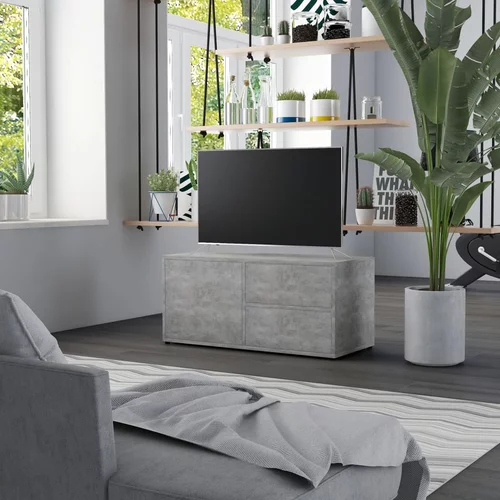 vidaXL TV ormarić siva boja betona 80 x 34 x 36 cm od iverice
