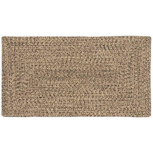 vidaXL Preproga Pletenje Naravna in črna 60 x 110 cm Juta Cene