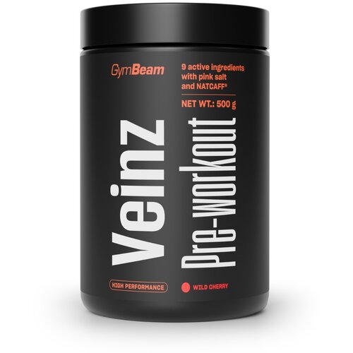 GymBeam veinz pre-workout 500 g wild cherry Cene