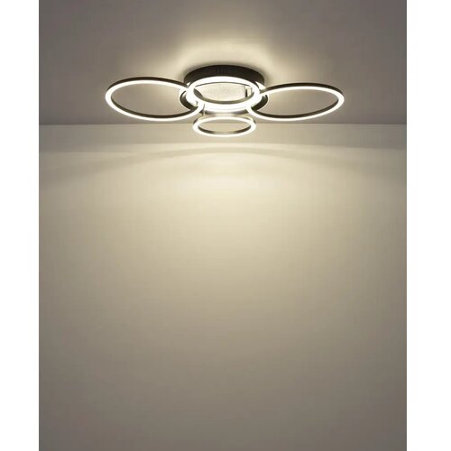 Globo 48477-40C - LED plafonsko svetlo ALVIS LED/40W/230V 4000K 72x52 cm crno Slike