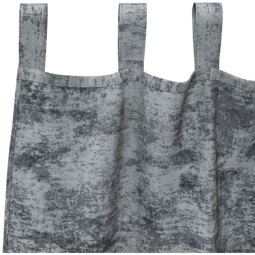  Bar&amp;scaron;unaste zavjese 2 kom. Srebrno Siva 245 x 140 cm Bar&amp;scaron;un Slike