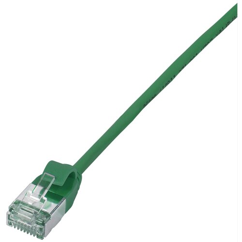 Logilink CQ9015S RJ45 omrežni kabel CAT6a U/FTP 0.3 m zelena izjemno tanek, ognjevaren, prilagodljiv, za&scaron;čita iz folije, brez halogena, z za&scaron;čitnim za, (20416849) Cene