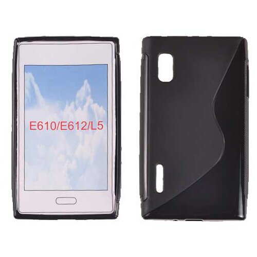  S silikonski ovitek lg E610 L5 črn Cene