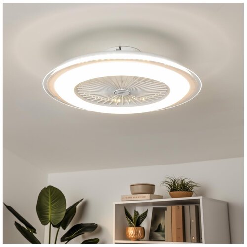  Brilagi - LED prigu&scaron;iva svetiljka sa ventilatorom RONDA LED/48W/230V bela + daljinski upravljač Cene