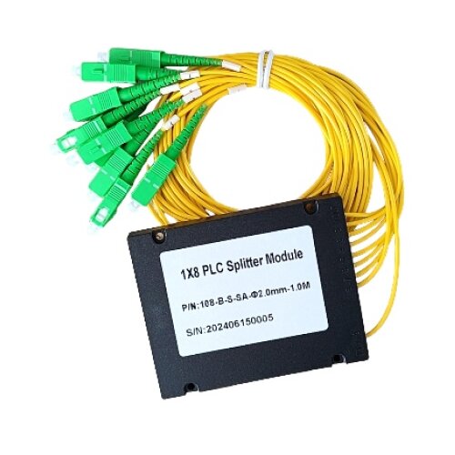 Abs PLC Splitter ExeLink 1 x 8 Optic Splitters SC/APC Cene