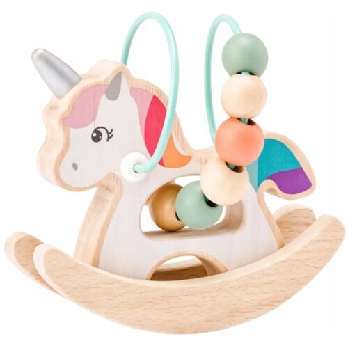 Woodyland Leseni+unicorn+vodilnik+za+kroglice+-+ Cene