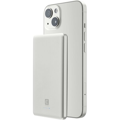 Cellular Line Lite MagSafe 5000 bela prenosna baterija, (21306252) Cene