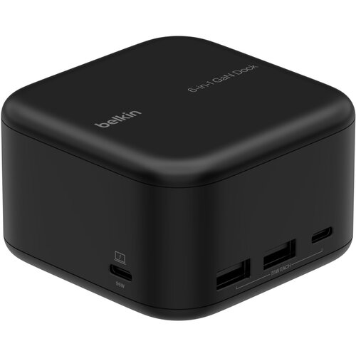 Belkin CONNECT USB-C 6-in-1 Core GaN (130W) 96W PD INC018vfBK Slike