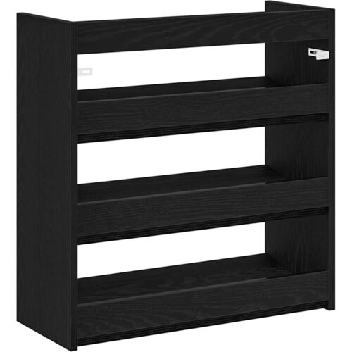  Stalak za cipele crni 60x25x62 cm od konstruiranog drva Slike