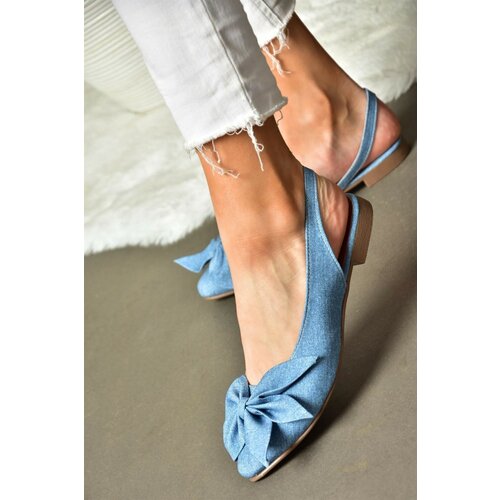 Fox Shoes H726809004 Blue Women's Jeans Flats Slike
