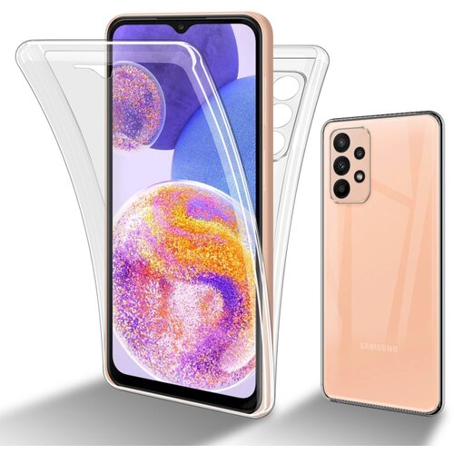 Cadorabo Samsung v prozorni - 360 -&deg; za&scaron;čitni pokrov celotnega telesa - za&scaron;čita pred sprednjim in hrbtom, vsestransko za&scaron;čito z za&scaron;čitnikom zaslona, (20617620) Cene