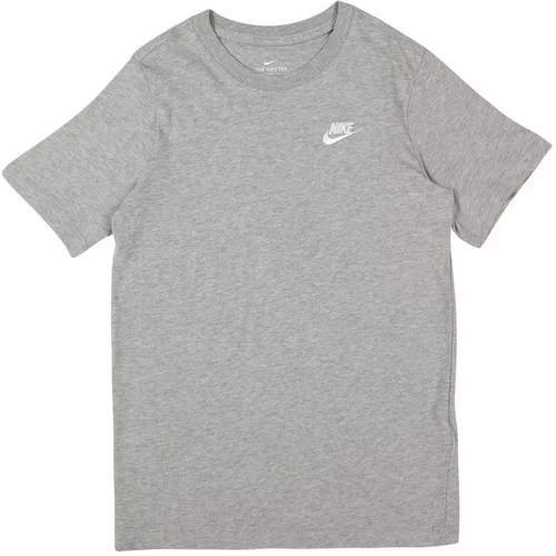 Nike Sportswear Majica svijetlosiva / bijela
