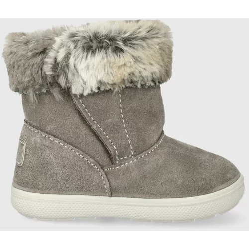Primigi Dječje zimske cipele od brušene kože boja: siva